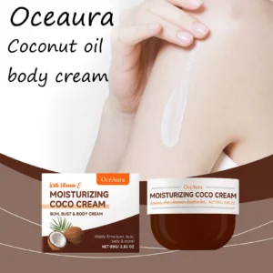Oceaura Coconut Oil Body Cream Daily Moisturizing Lotion