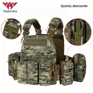 YAKEDA   Quick disassembly training vest