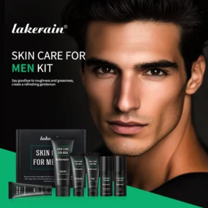Lakerain Men Skin Care Set Long-lasting Hydration Oil