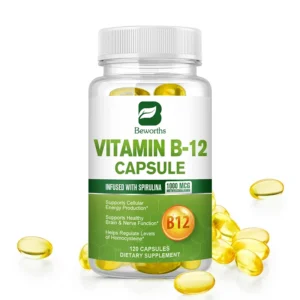 BEWORTHS 1000mcg Organic Vitamin B12 Capsules