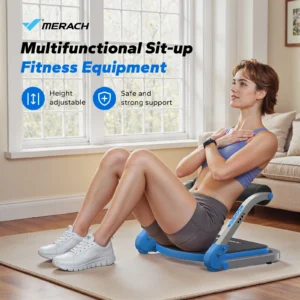 MERACH Ab Machine Abdominal Trainer With 3 Adjustable Resistance Levels