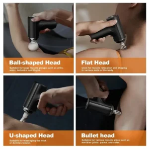 A Portable Electric Fascia Deep Tissue Massage Gun